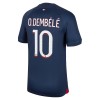 Oficiální Fotbalový Dres Paris Saint-Germain Dembele 10 Domácí 2023-24 pro Děti